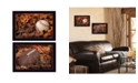 Trendy Decor 4U Baseball and Football Collection By Lori Deiter, Printed Wall Art, Ready to hang, Black Frame, 40" x 14"